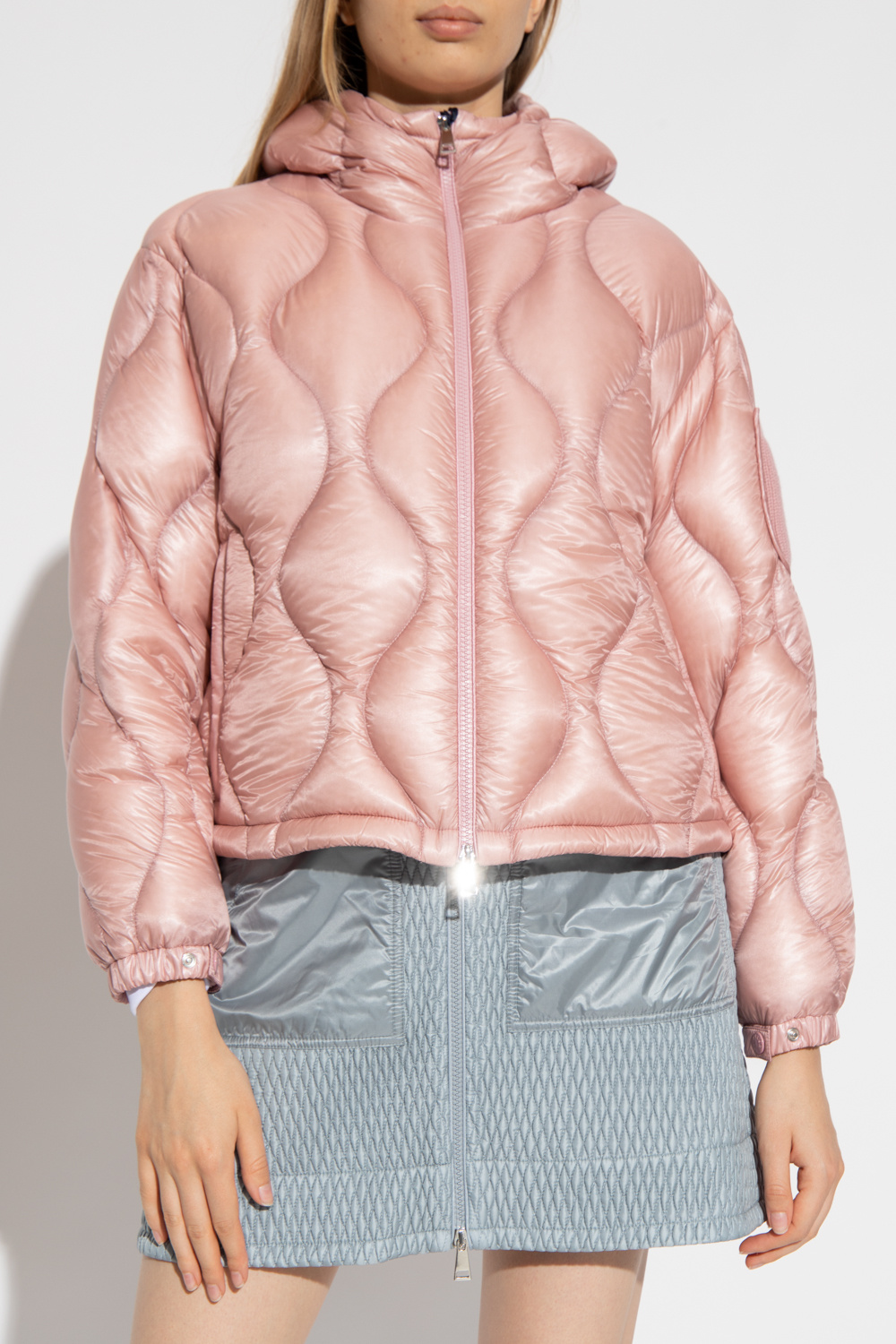 SchaferandweinerShops Zimbabwe Nk linen wide sleeves shirt Pink Anthon down jacket Moncler